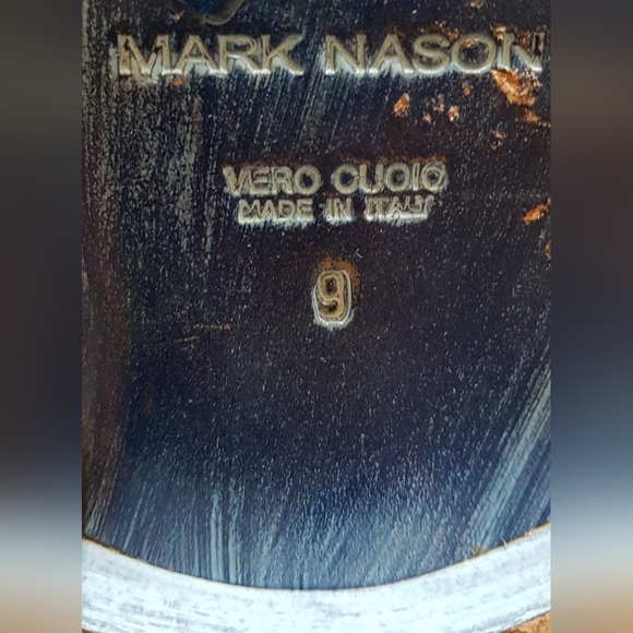MARK NASON DRAGOON CASUAL SHOE MADE IN ITALY MEN'S US SIZE 9 GREAT COND - Picture 6 of 8